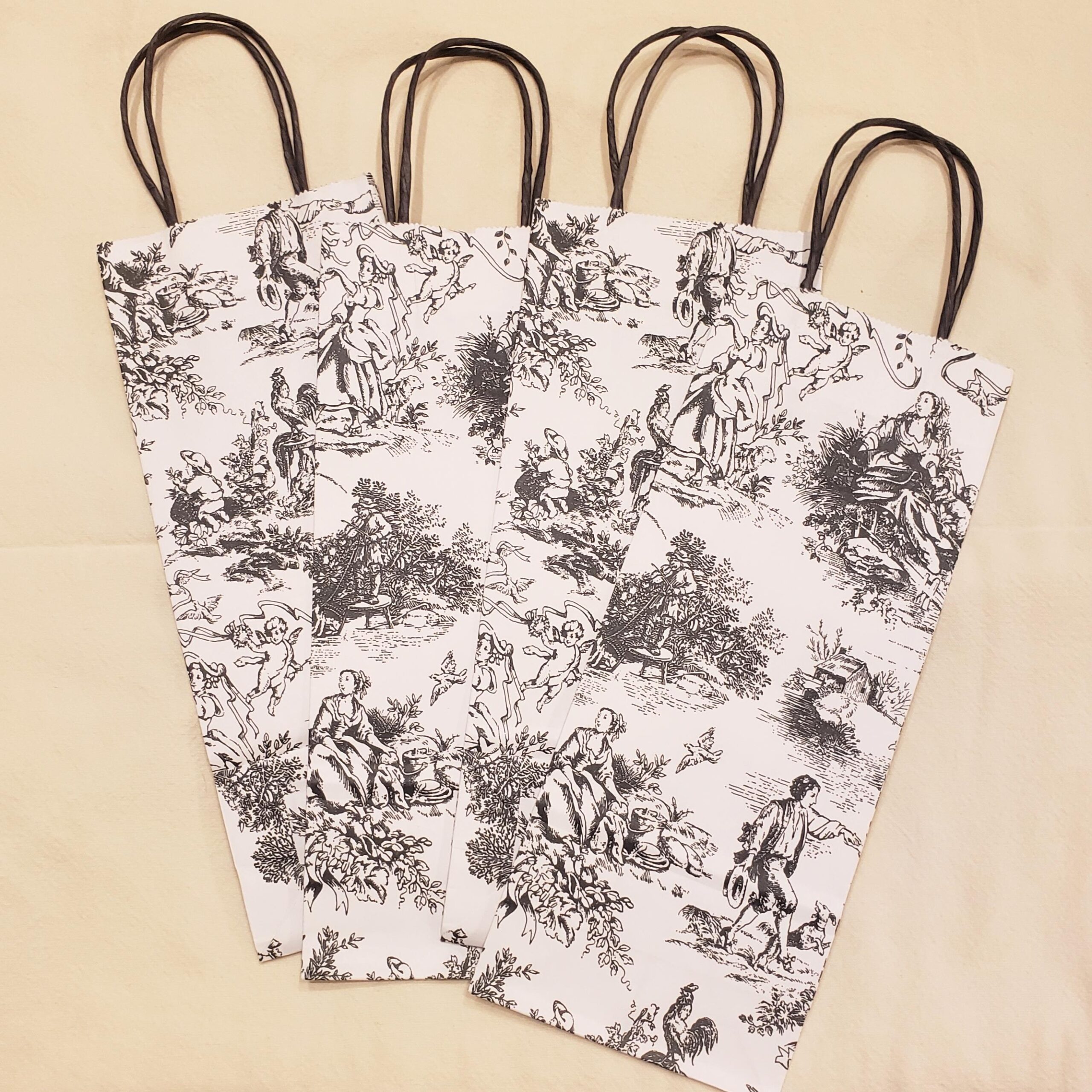 Toile La Love "Sac en Papier"- Set of Four