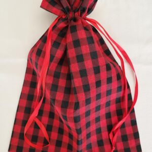 Holiday Red Buffalo Plaid Jumbo Bag