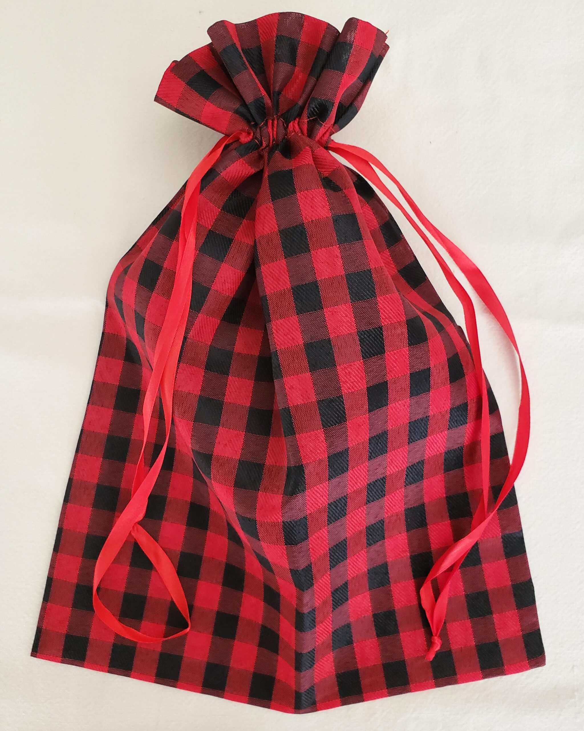 Holiday Red Buffalo Plaid Jumbo Bag