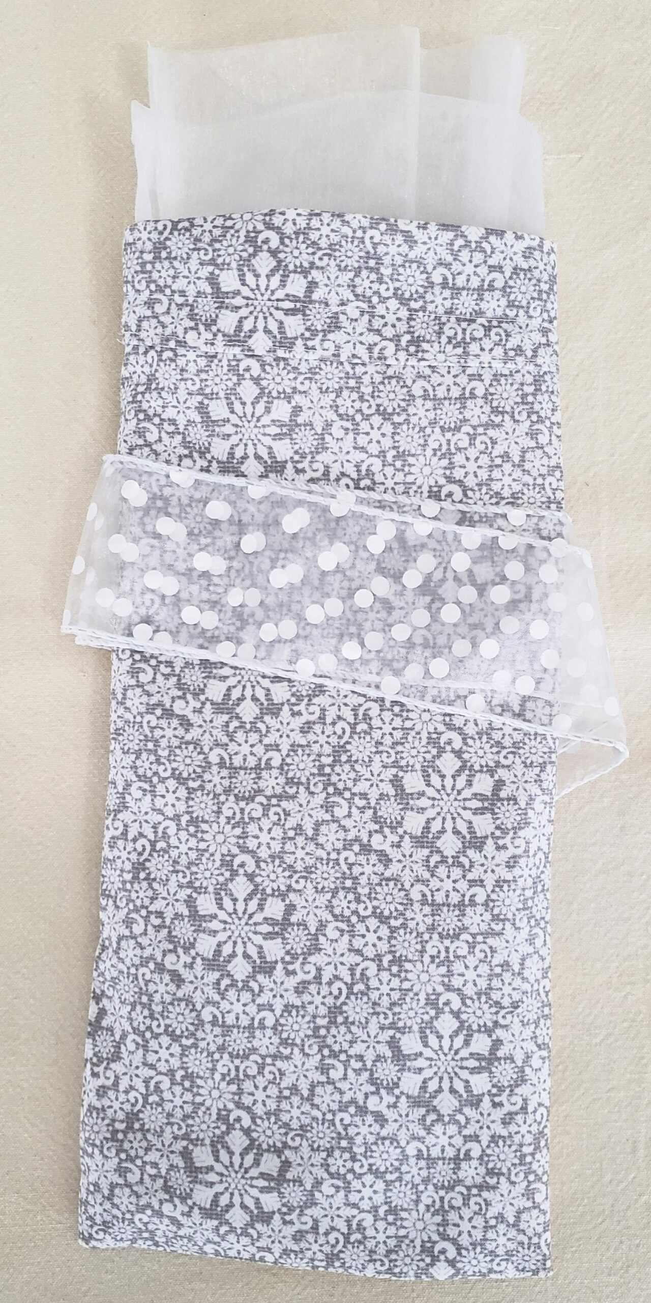 Holiday Snowflakes and Polka Dots