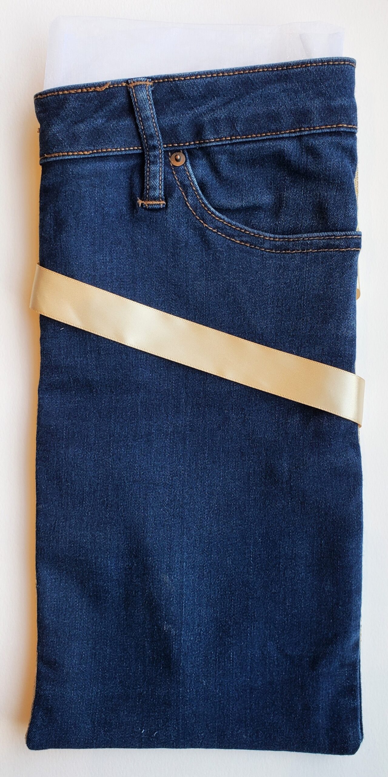 Denim with a Cool Pocket